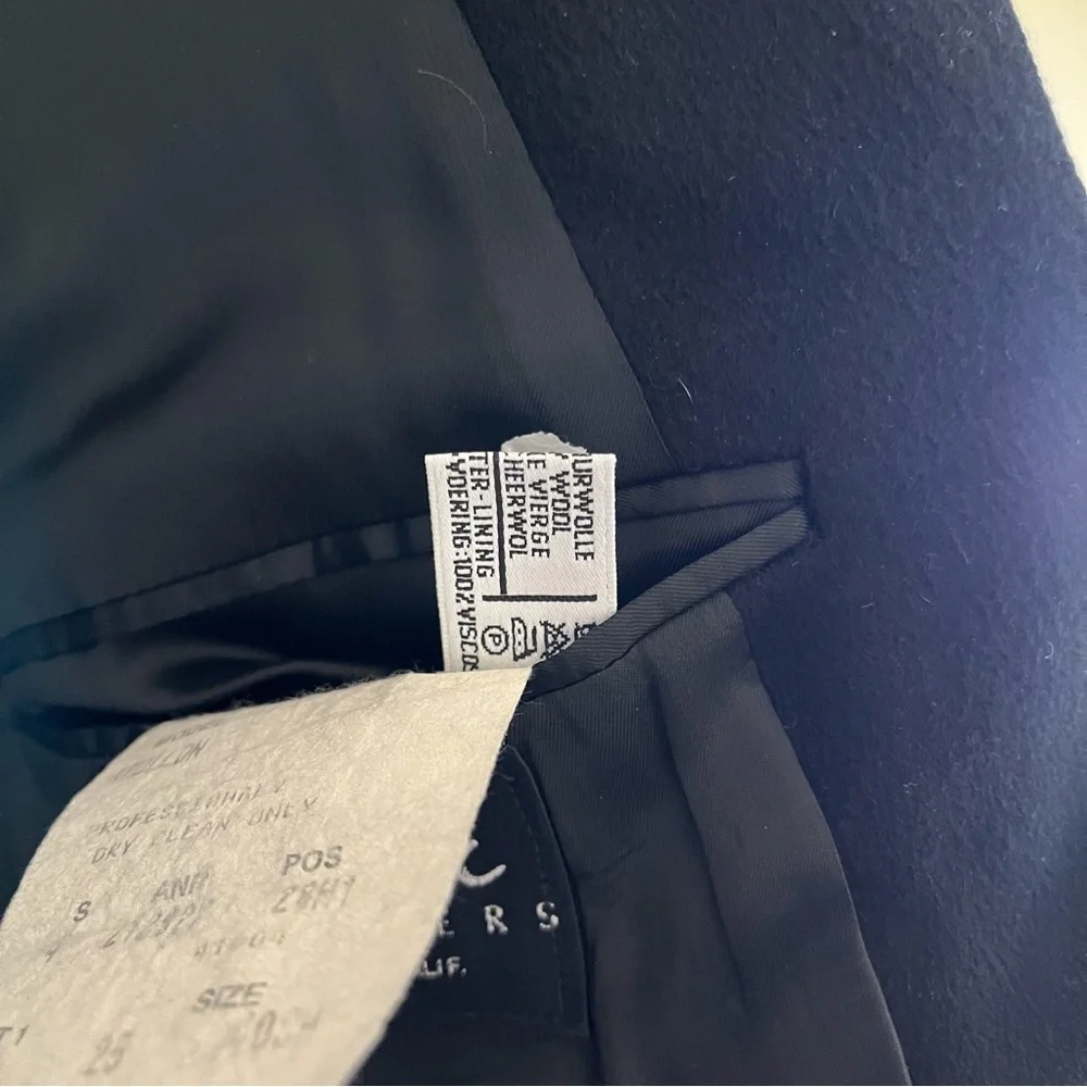 HUGO BOSS Cashmere Blazer Ing LoroPiana APOLLON Black Size 40SH - Picture 9 of 10